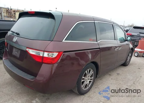 2011 Honda Odyssey Ex-L z USA, uszkodzony, nr VIN 5FNRL5H6XBB046511